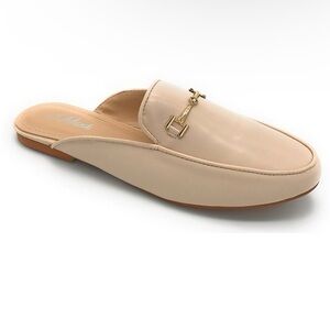 SOLD J. Mark Taupe Horse-Bit Mule Size 7.5